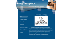 Desktop Screenshot of bradytherapeutic.com